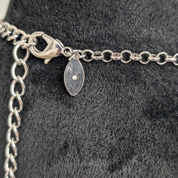 Chico's Black Label Retired Reversible Necklace Silver/Gold Tone - Picture 11 of 14